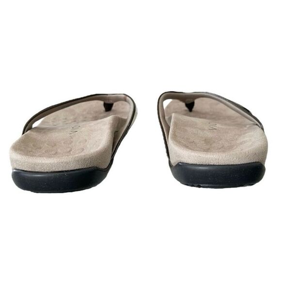 Vionic Dillon Sandal Flip Flops Thong Sandals Pewter Women’s Size 8 Wide - Picture 5 of 8